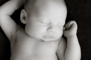 Sweet sleeping newborn baby